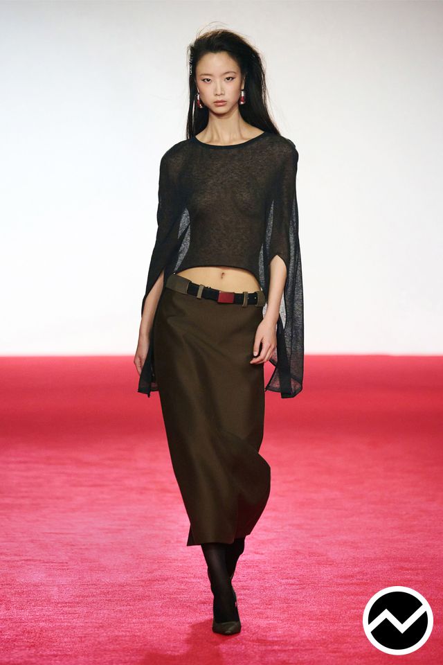 Yirantian, SS27 womenswear, Mid-Rise Skirts, look 15