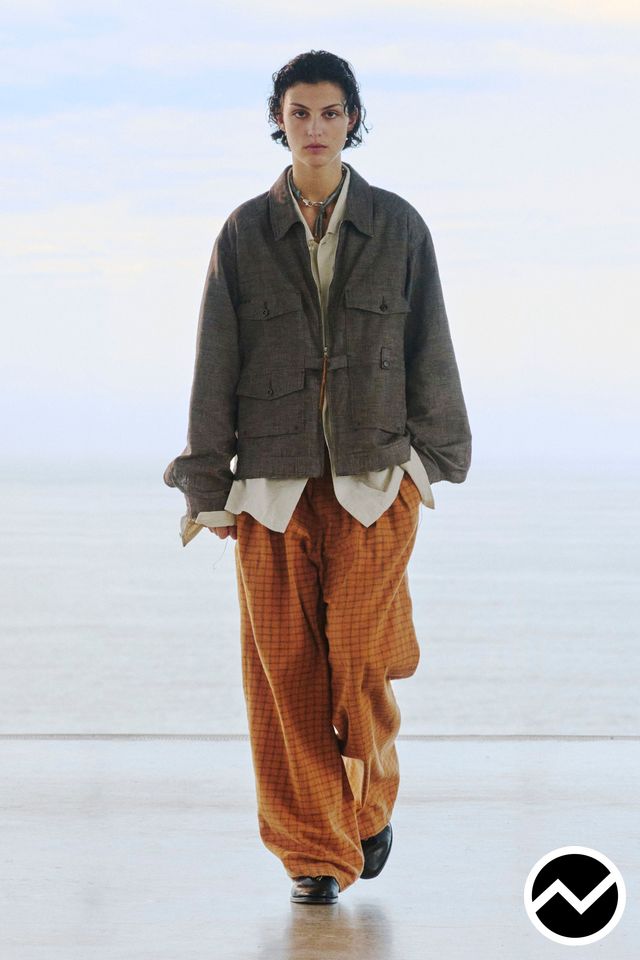 Ancellm, SS27 menswear, Rust, look 2