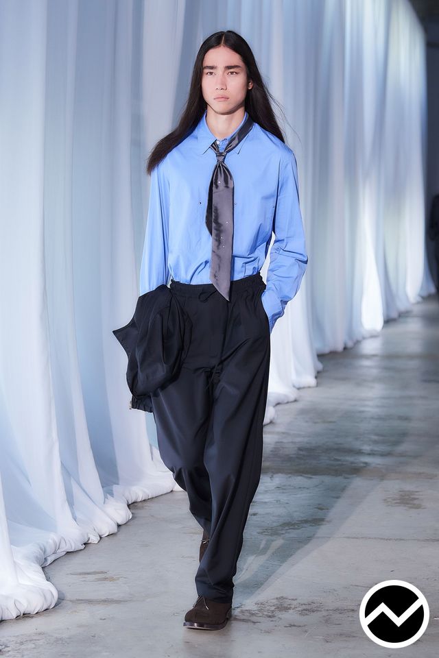 Attachment, SS27 menswear, Wide Leg Pants, look 31