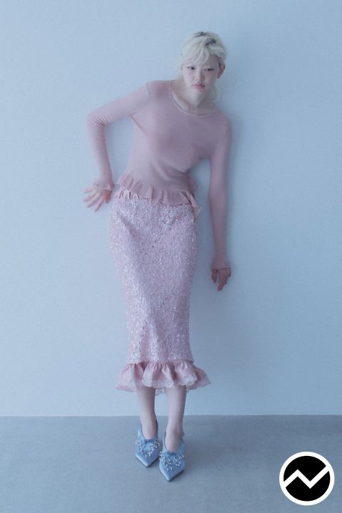 Chika Kisada, SS27 womenswear, Midi Skirts, look 9
