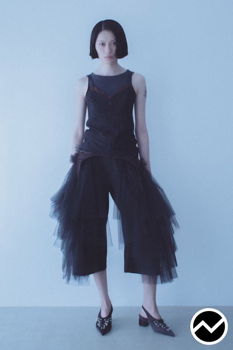 Chika Kisada, SS27 womenswear, Wide Leg Pants, look 21