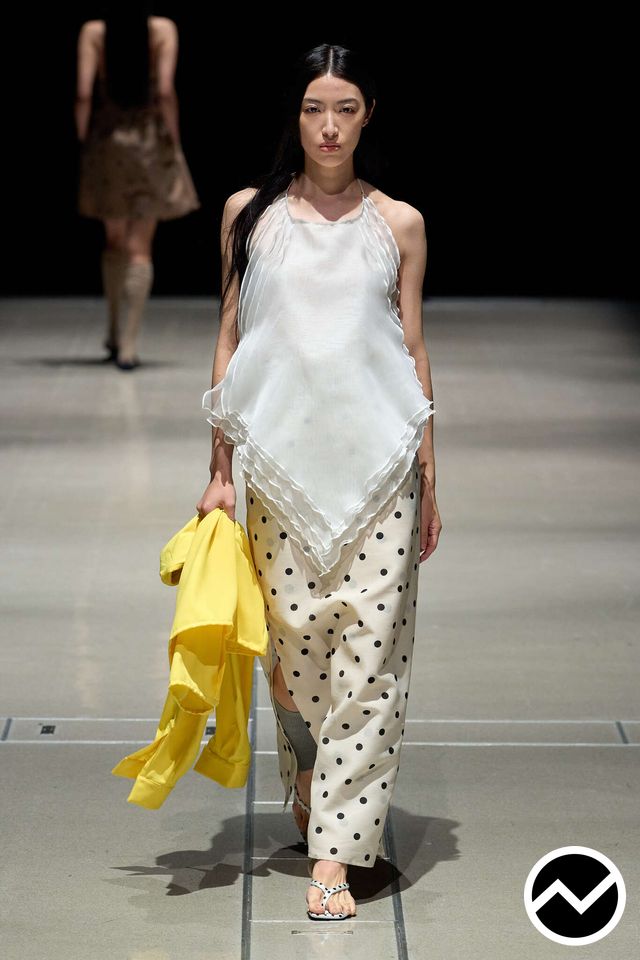 Eitaro, SS27 womenswear, Straight Skirts, look 6