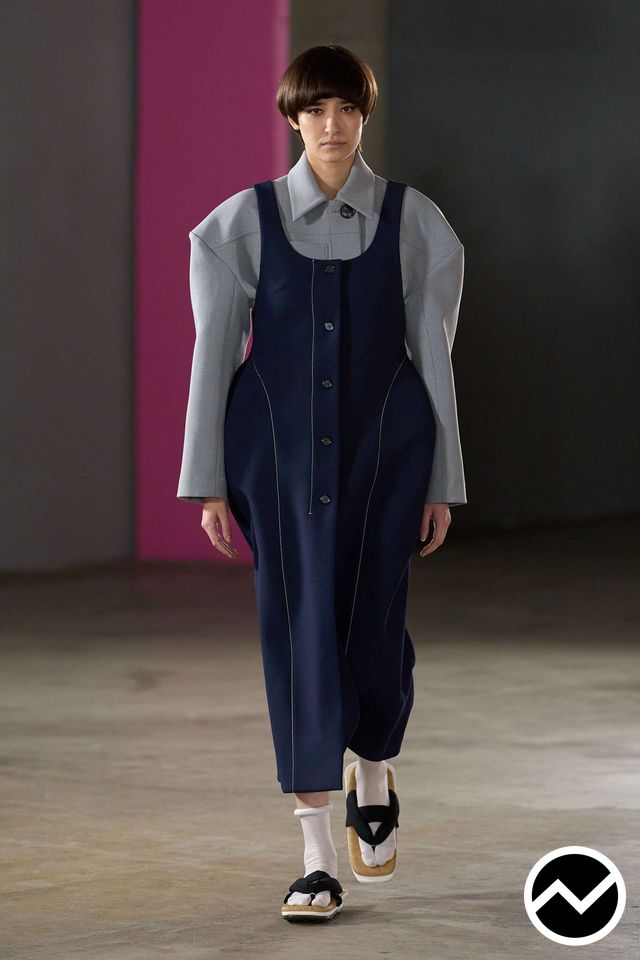 Enfold, SS27 womenswear, Oversized Jacket, look 6