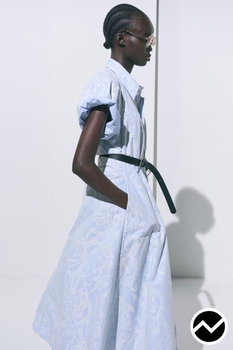 Harunobumurata, SS27 womenswear, Striped, look 14