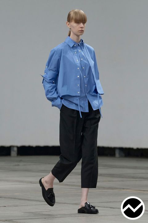 Hyke, SS27 menswear, Single Pleated Pants, look 12