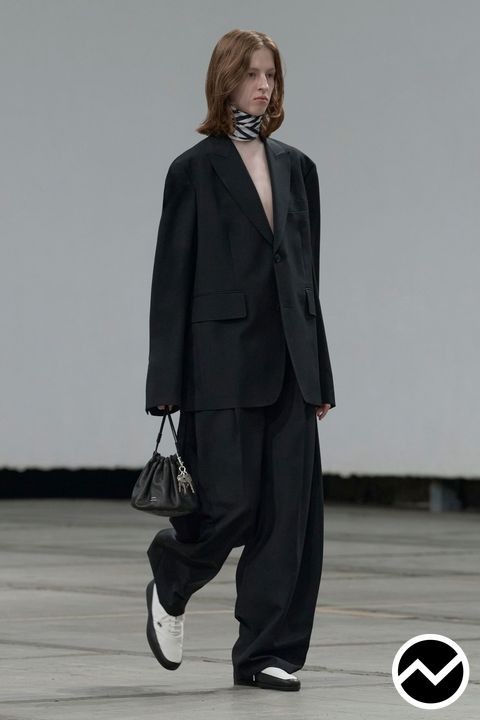Hyke, SS27 menswear, Drop Shoulder Jacket, look 46