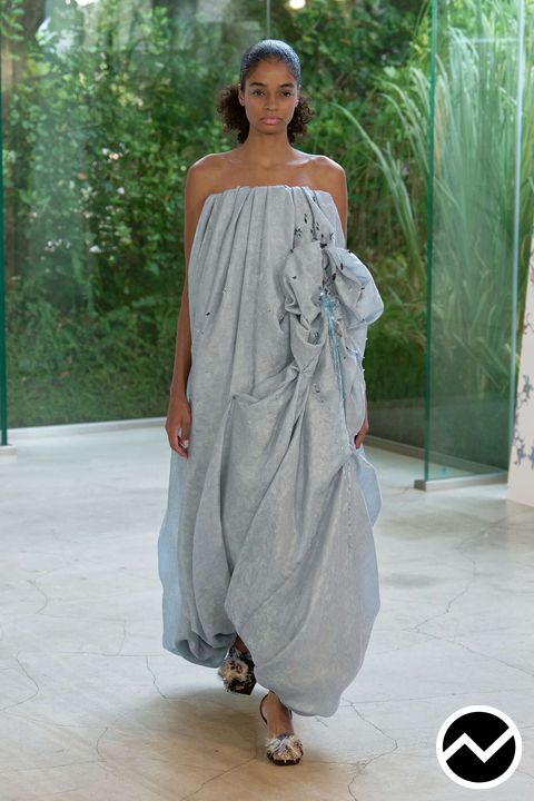 Keiko Nishiyama, SS27 womenswear, Maxi Dress, look 6
