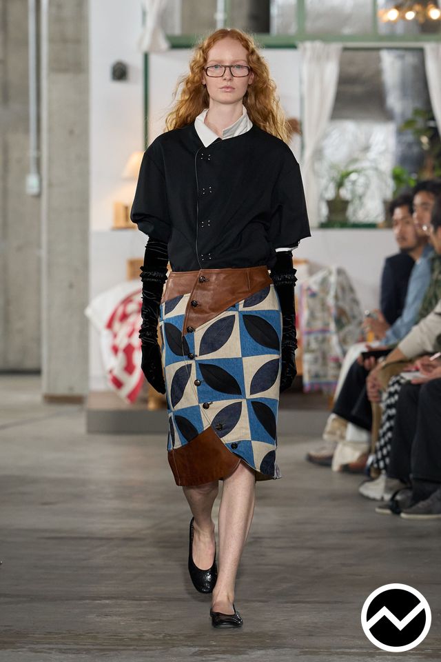 Khoki, SS27 womenswear, Midi Skirts, look 8