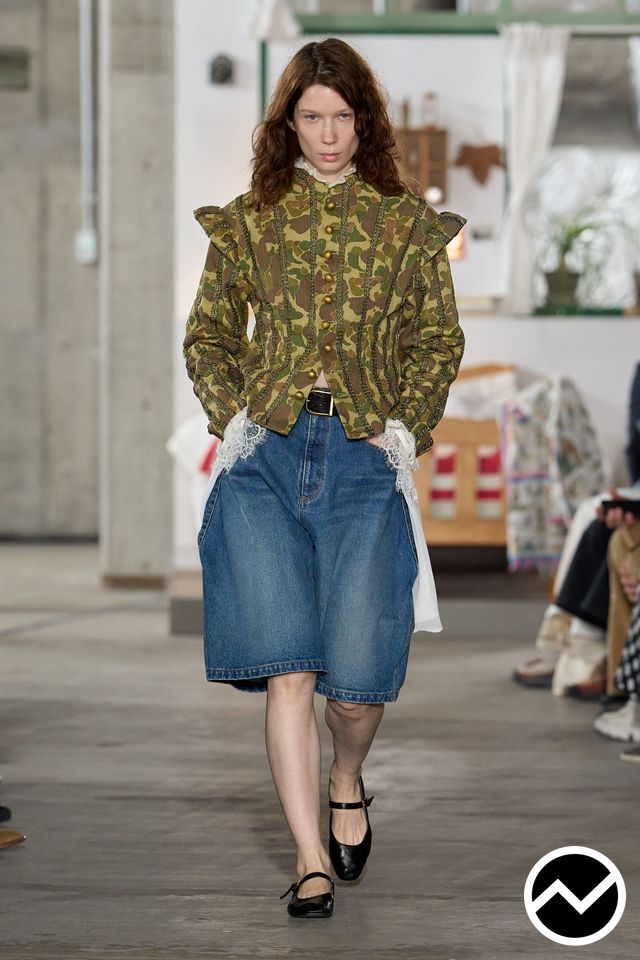 Khoki, SS27 womenswear, Jorts Shorts, look 13