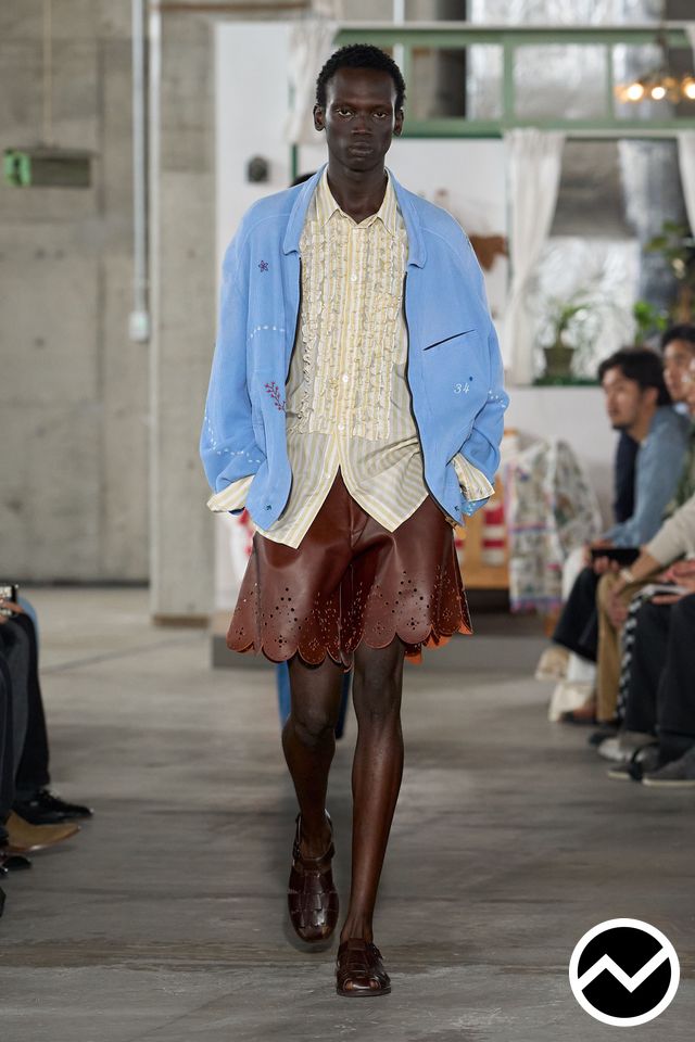 Khoki, SS27 menswear, Drop Shoulder Jacket, look 16