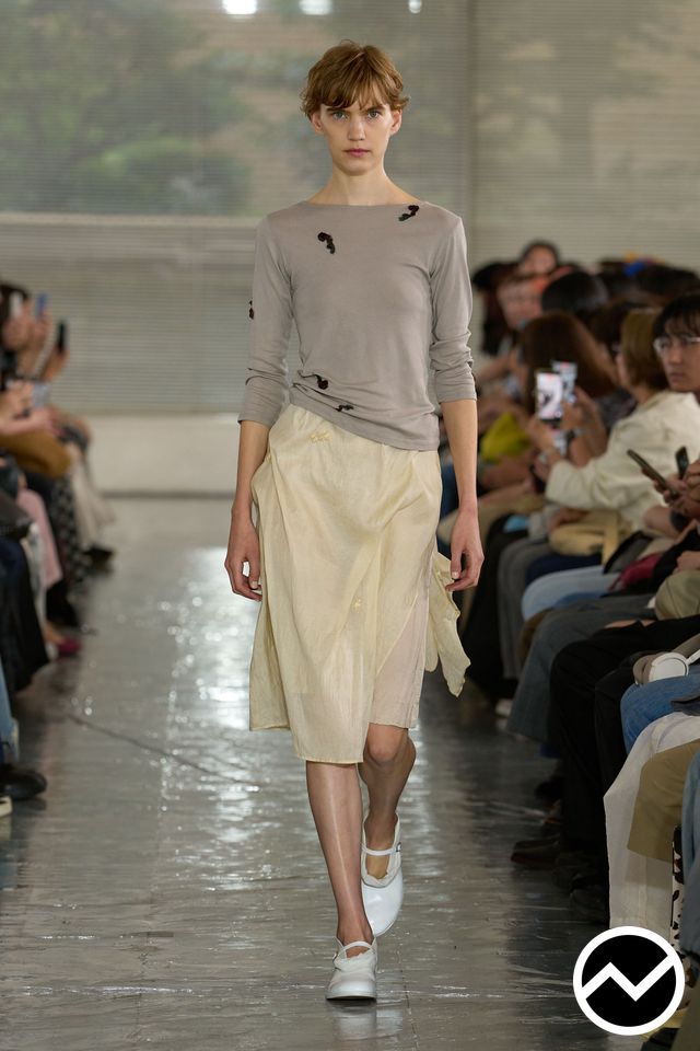 Pillings, SS27 womenswear, Three-Quarter Sleeve Top, look 4