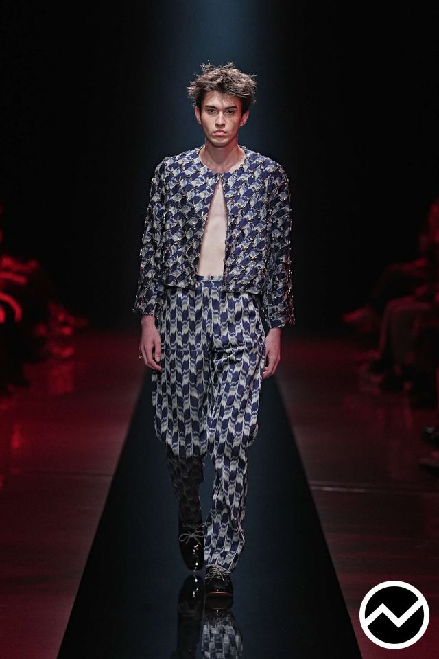 Wisharawish, SS27 menswear, Midnight Blue, look 20