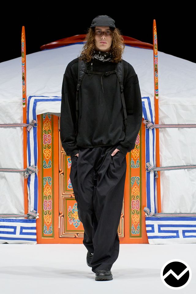Yoshiokubo, Yoshiokubo SS27 menswear, look 9