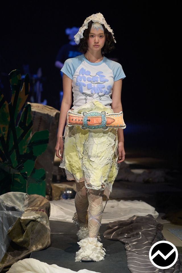 Yushokobayashi, SS27 womenswear, Fitted Top, look 5